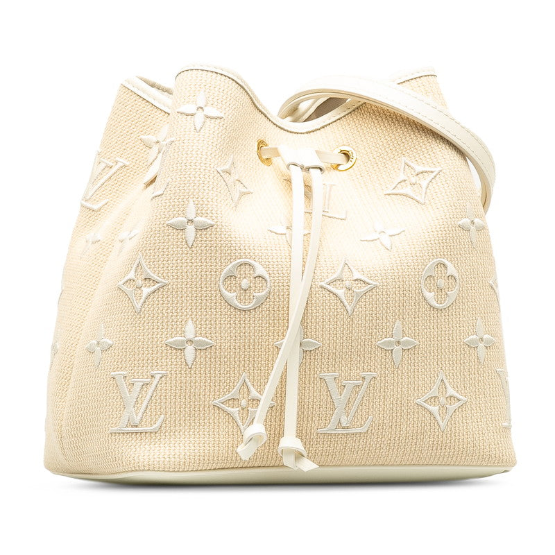 Louis Vuitton By The Pool Neo Noé MM Shoulder Bag M22852 Beige Ladies