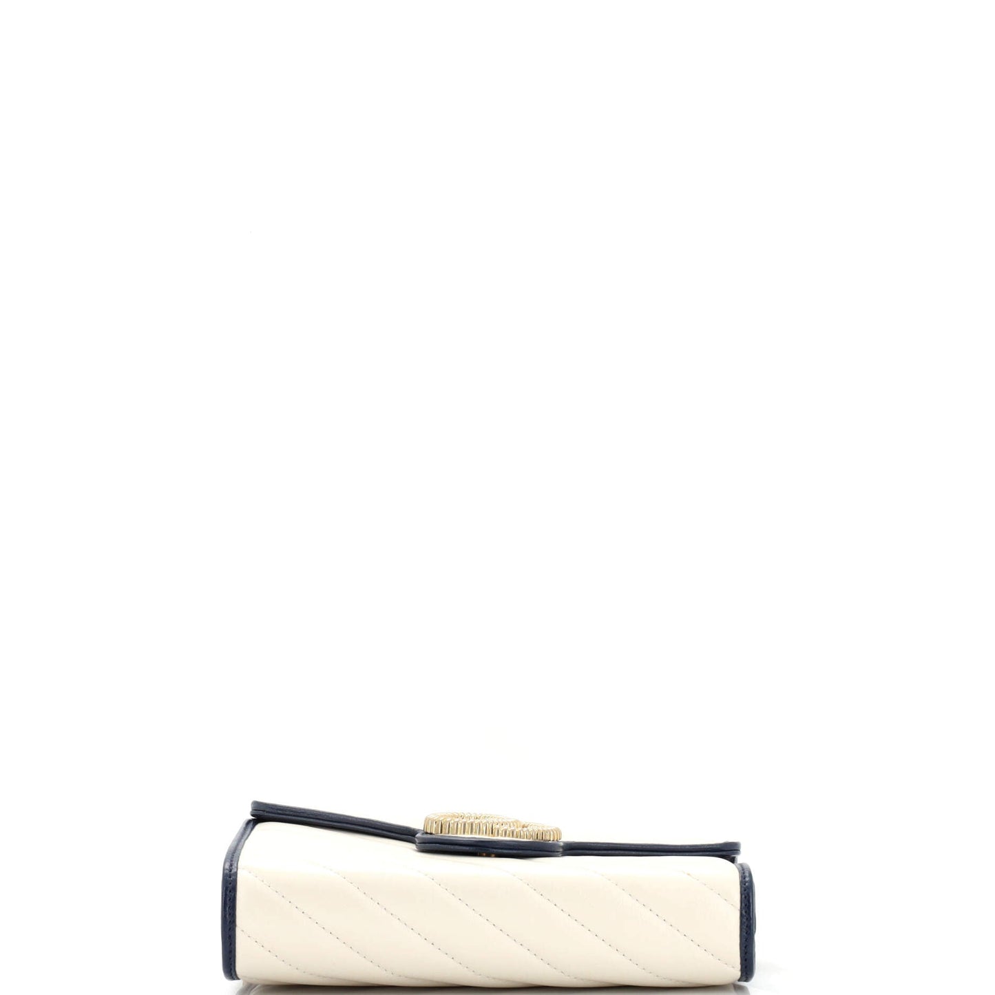 GG Marmont Chain Wallet Diagonal Quilted Leather Mini