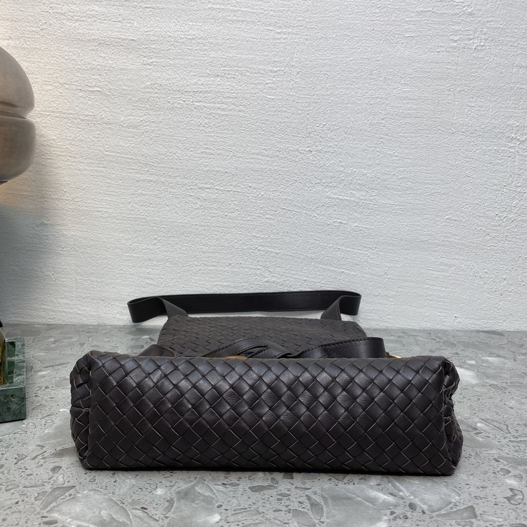 GLAMI Intrecciato Shoulder Bag Black, For Women, WomenÃ¢â‚¬â„¢s Bags 10.2in/26cm