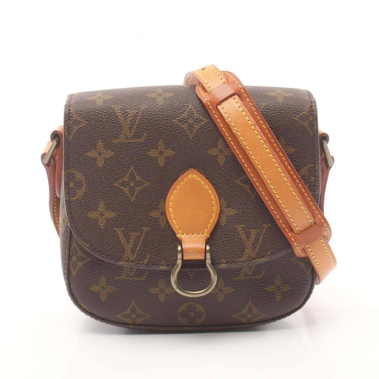 Louis Vuitton Monogram Mini Saint Cloud  Canvas Shoulder Bag