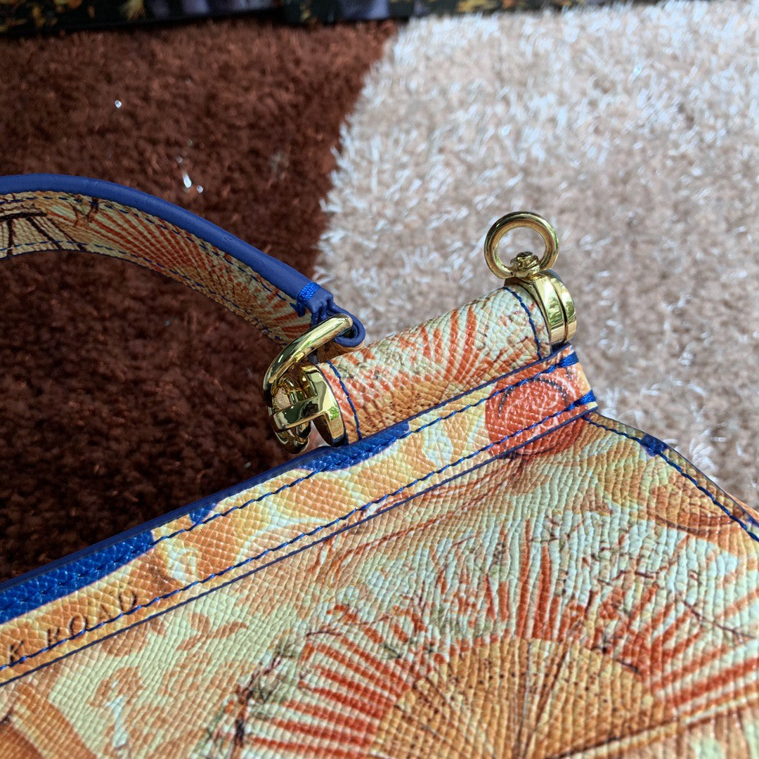 GLAMI MeGLAMIum Sicily Handbag Unique Print Motifs Muticolour For Women 10.2in/26cm GLAMI