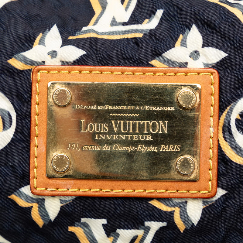 Louis Vuitton Louis Vuitton Monogram Cruise M40238 Nylon/Laser Marine Navey Ladies of Paris