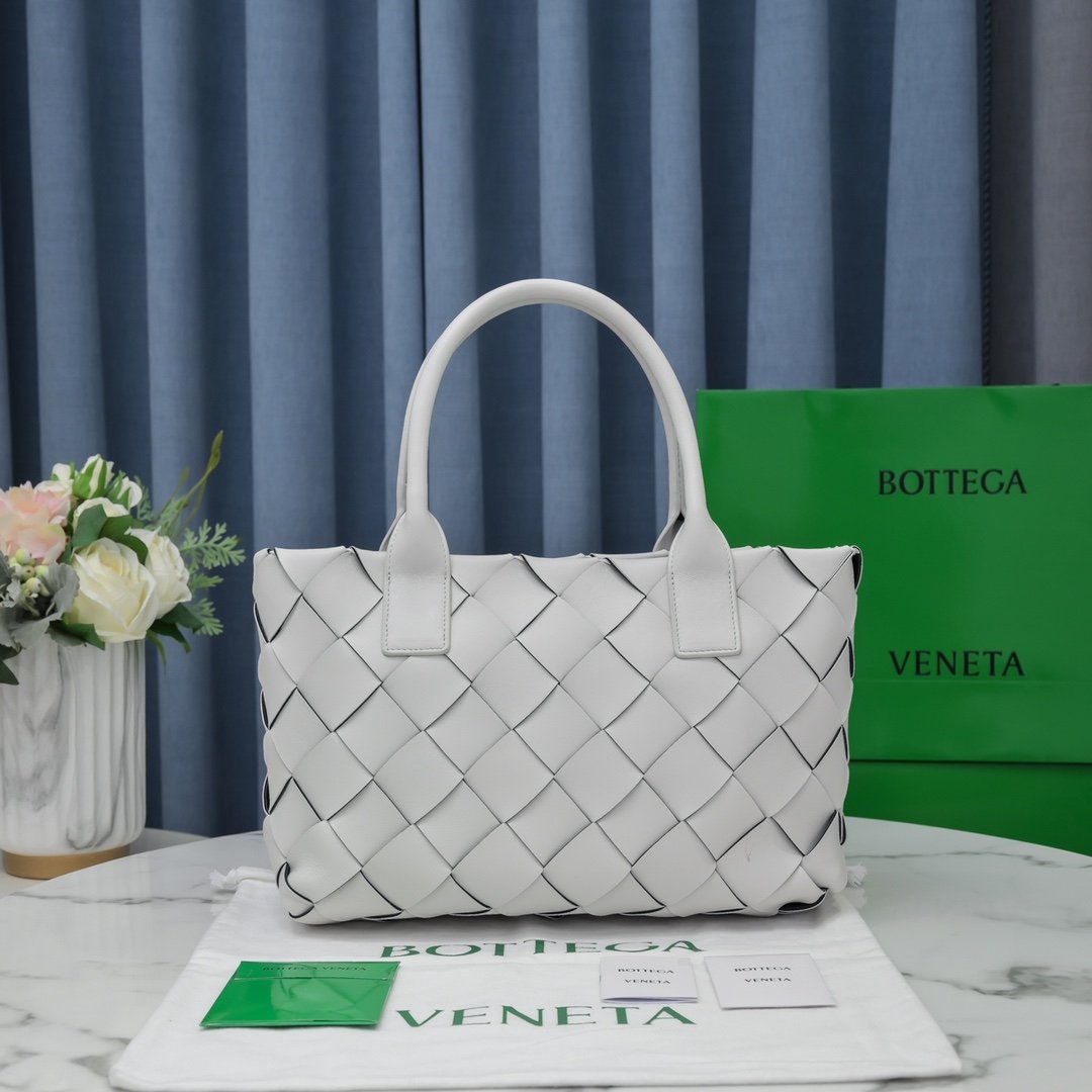 GLAMI Braided Maxi Cava Tote Bag White, For Women, Bags 13.8in/35cm