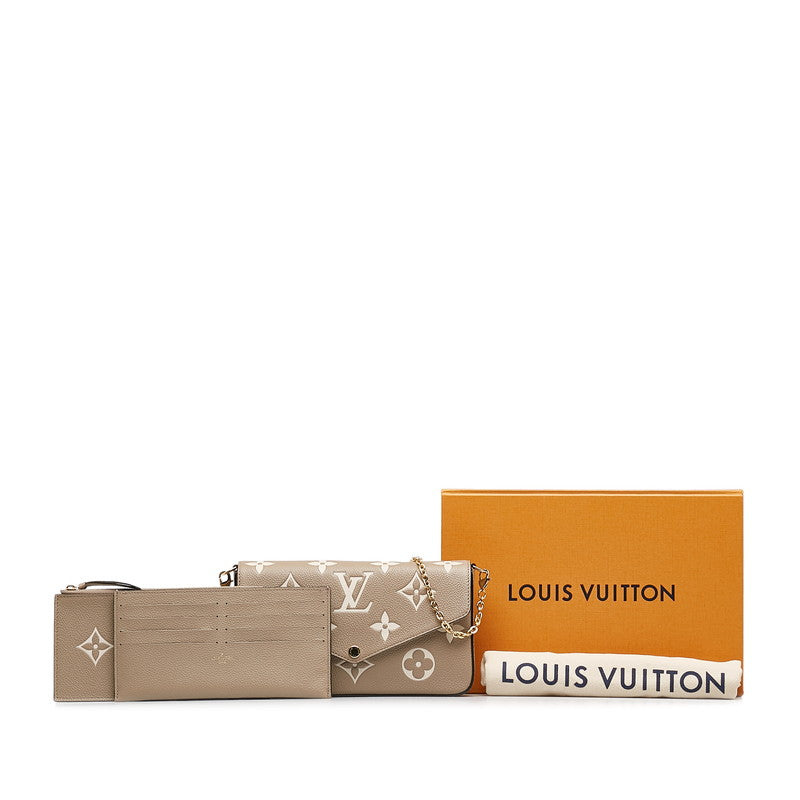 Louis Vuitton Monogram Empreinte Pochette Felice Chain Pouch M82480