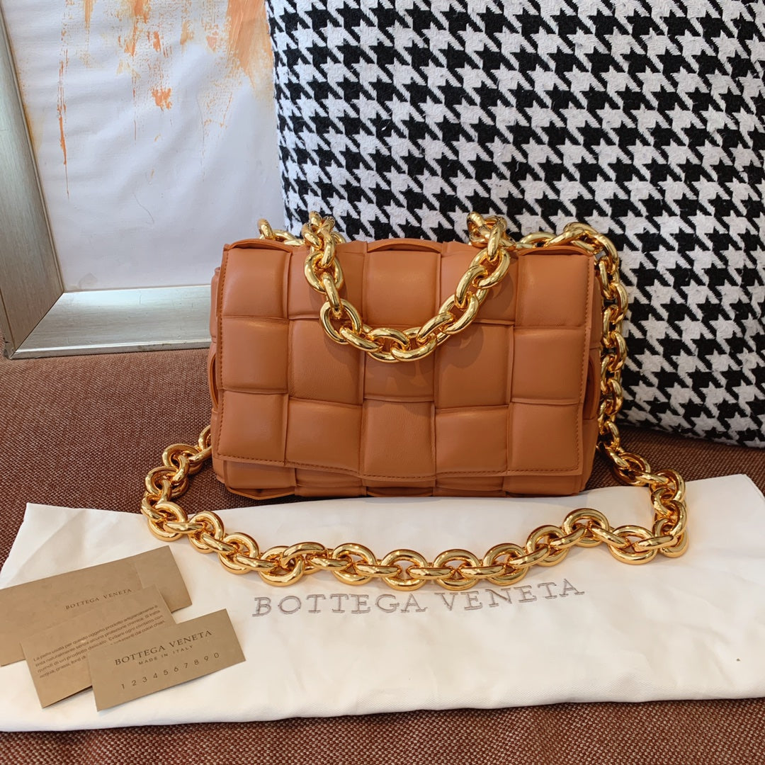 GLAMI Chain Cassette Brown, For Women, WomenÃ¢â‚¬â„¢s Bags 10.2in/26cm