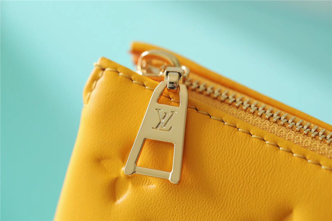 LV Coussin MM Monogram Yellow For Women, WomenÃ¢â‚¬â„¢s Handbags, Shoulder And Crossbody Bags 13.4in/34cm LVÃ‚Â 