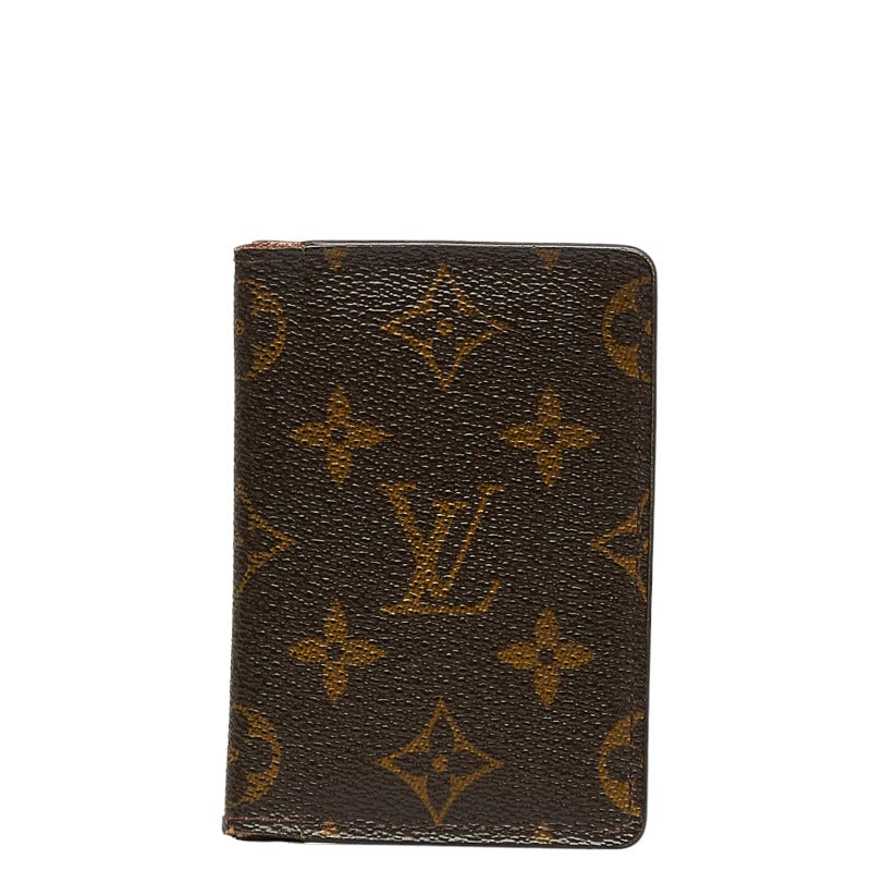 Louis Vuitton Monogram Organizer Du Posch Card Case M61732 Brown PVC Leather  Louis Vuitton