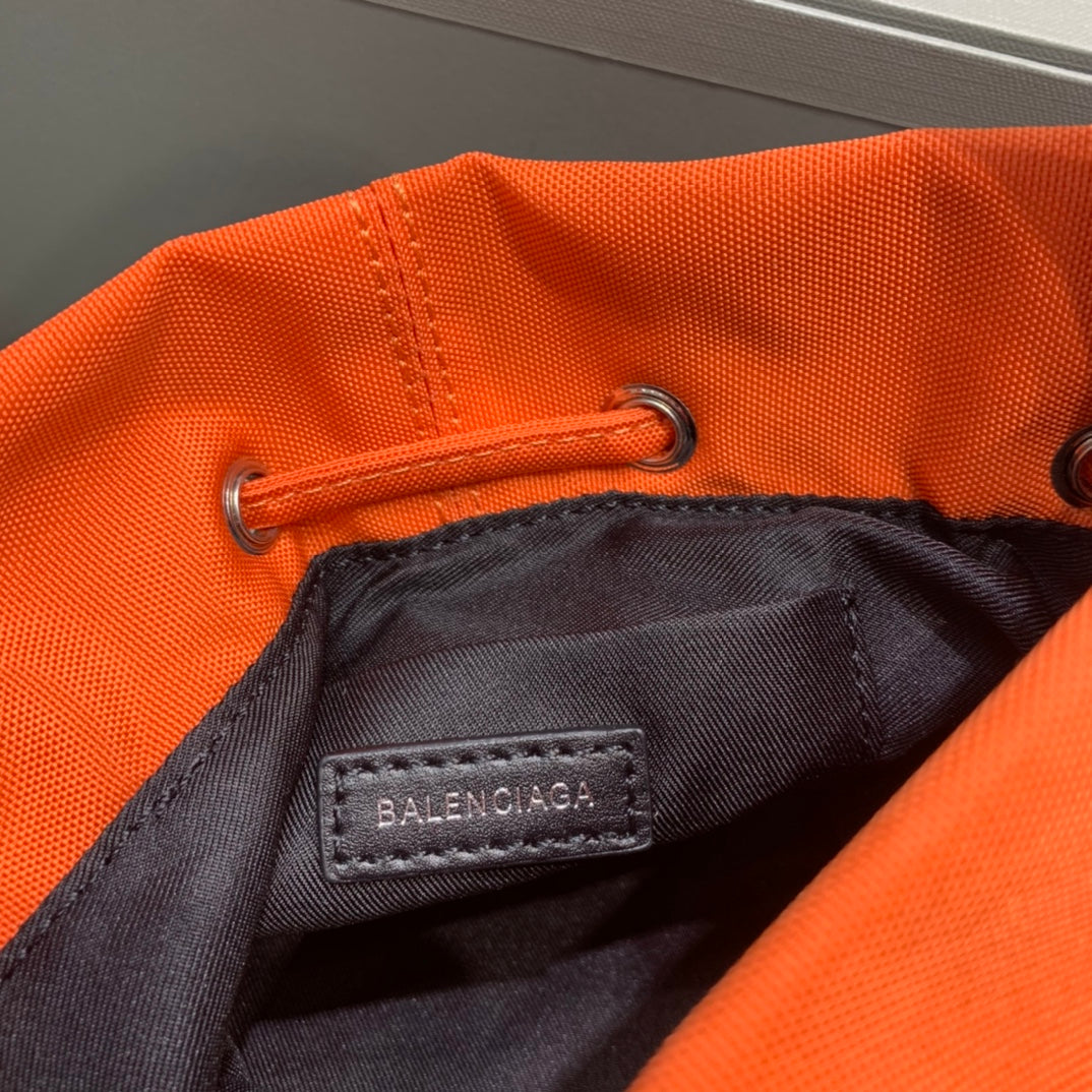 Balen Le Cagole MeGLAMIum Bucket Bag In Orange, For Women,  Bags 11.8in/30cm