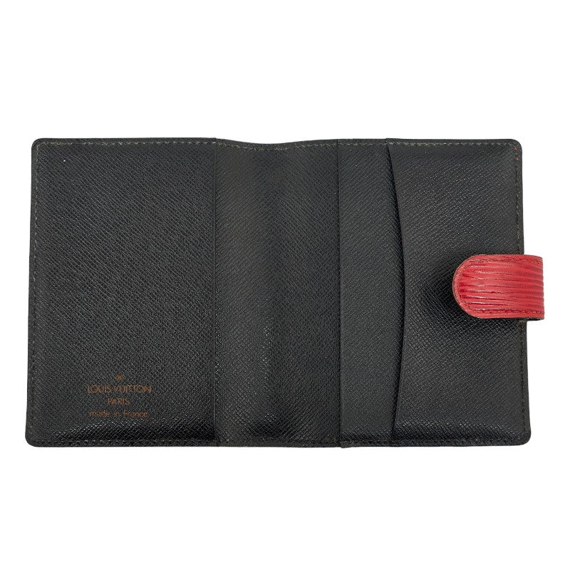 Louis Vuitton Epic Miniature Handbook Cover R20077 Castilian Red Noir Leather  Louis Vuitton