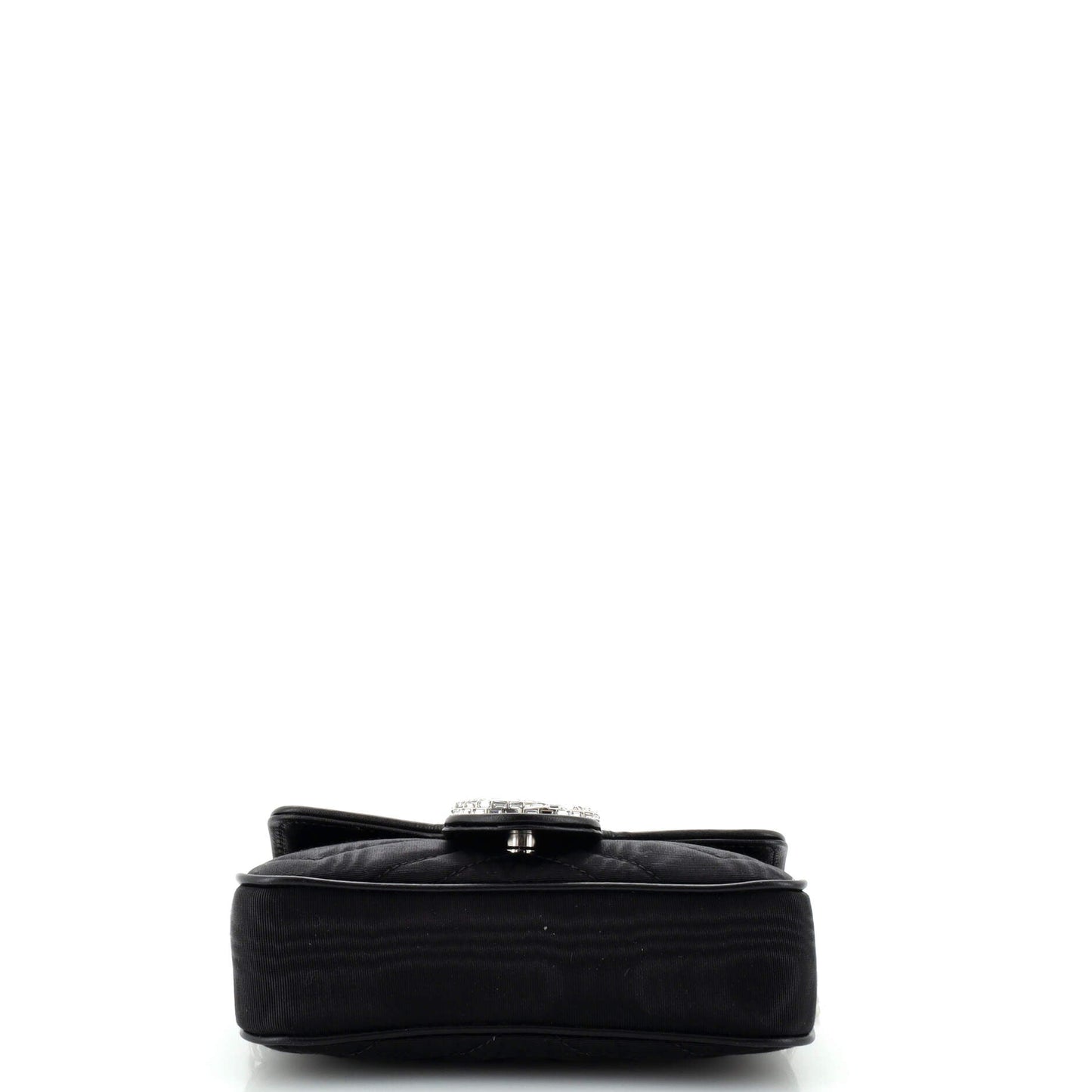 Crystal GG Marmont Flap Belt Bag Matelasse Fabric
