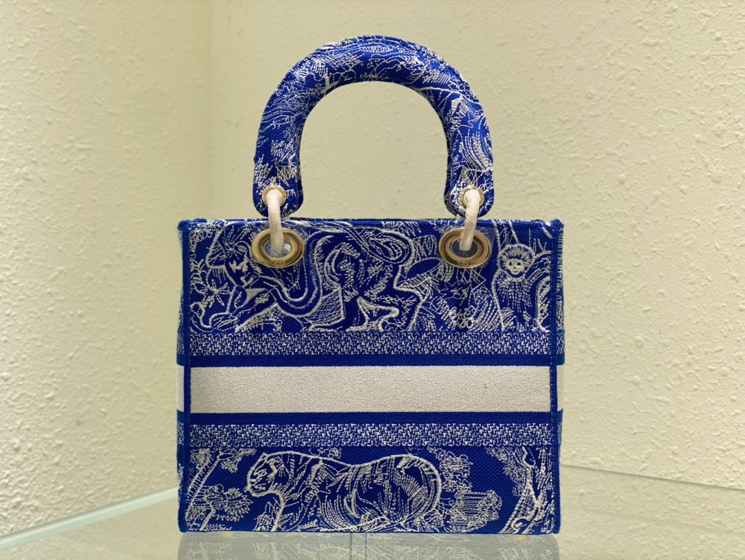 GLAMI MeGLAMIum Lady D-Lite Bag Blue, For Women, WomenÃ¢â‚¬â„¢s Handbags 24cm/9.5in CD M0565OROC_M808