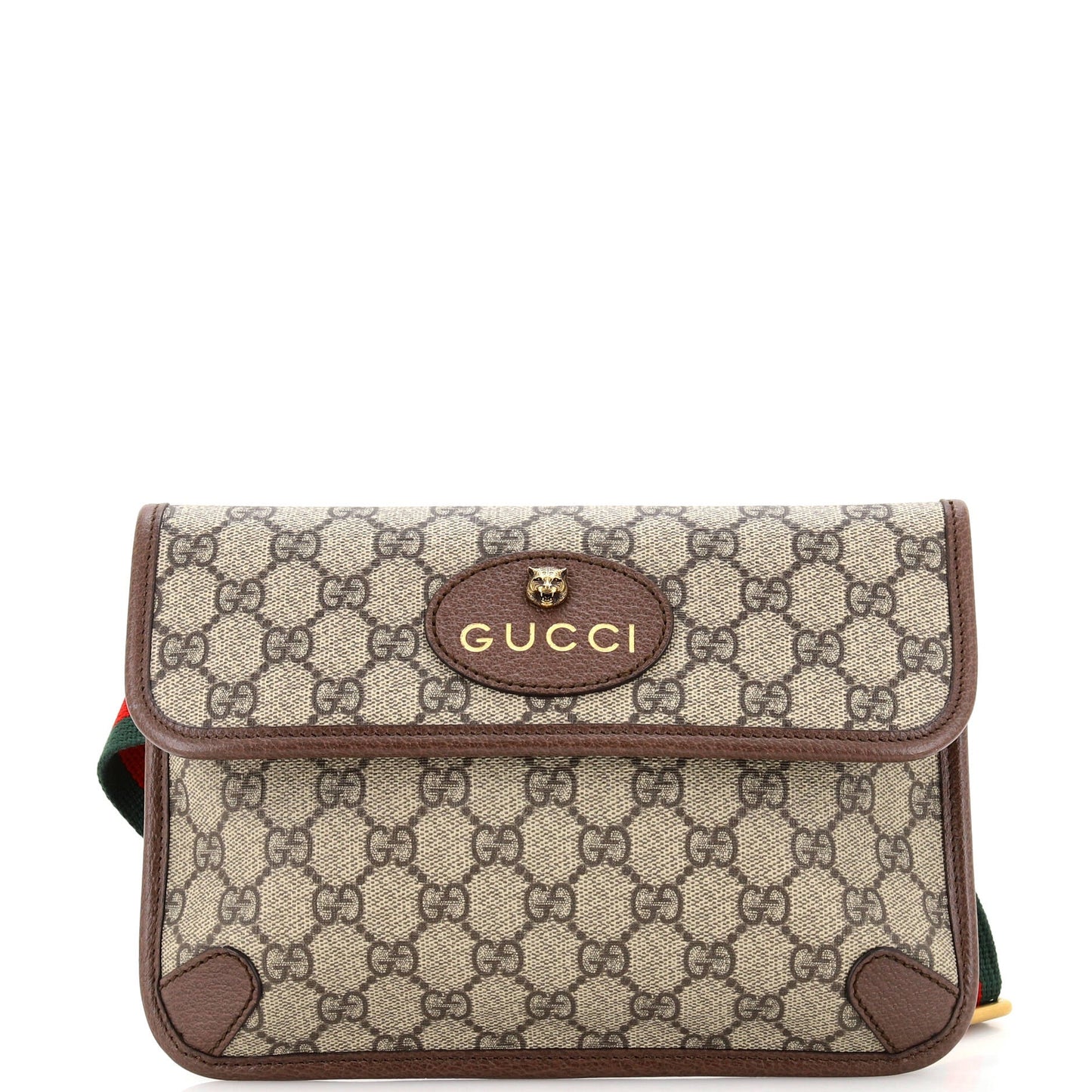 Neo Vintage Flap Belt Bag GG Coated Canvas