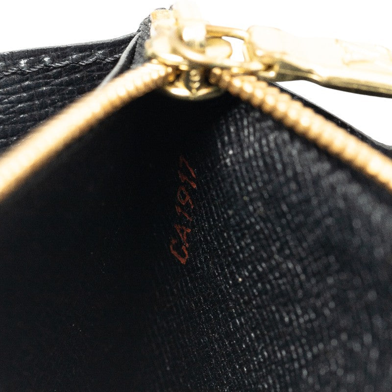 Louis Vuitton M63592 Long Wallet Epi Leather Noir Black