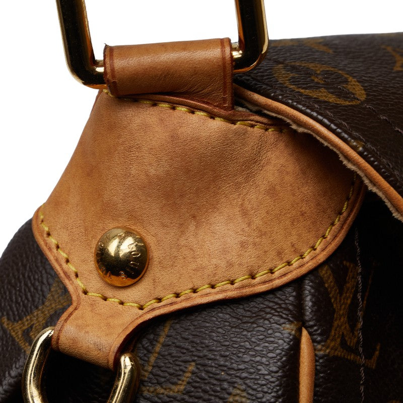 Louis Vuitton Monogram M40121 Handbag PVC/Leather Brown
