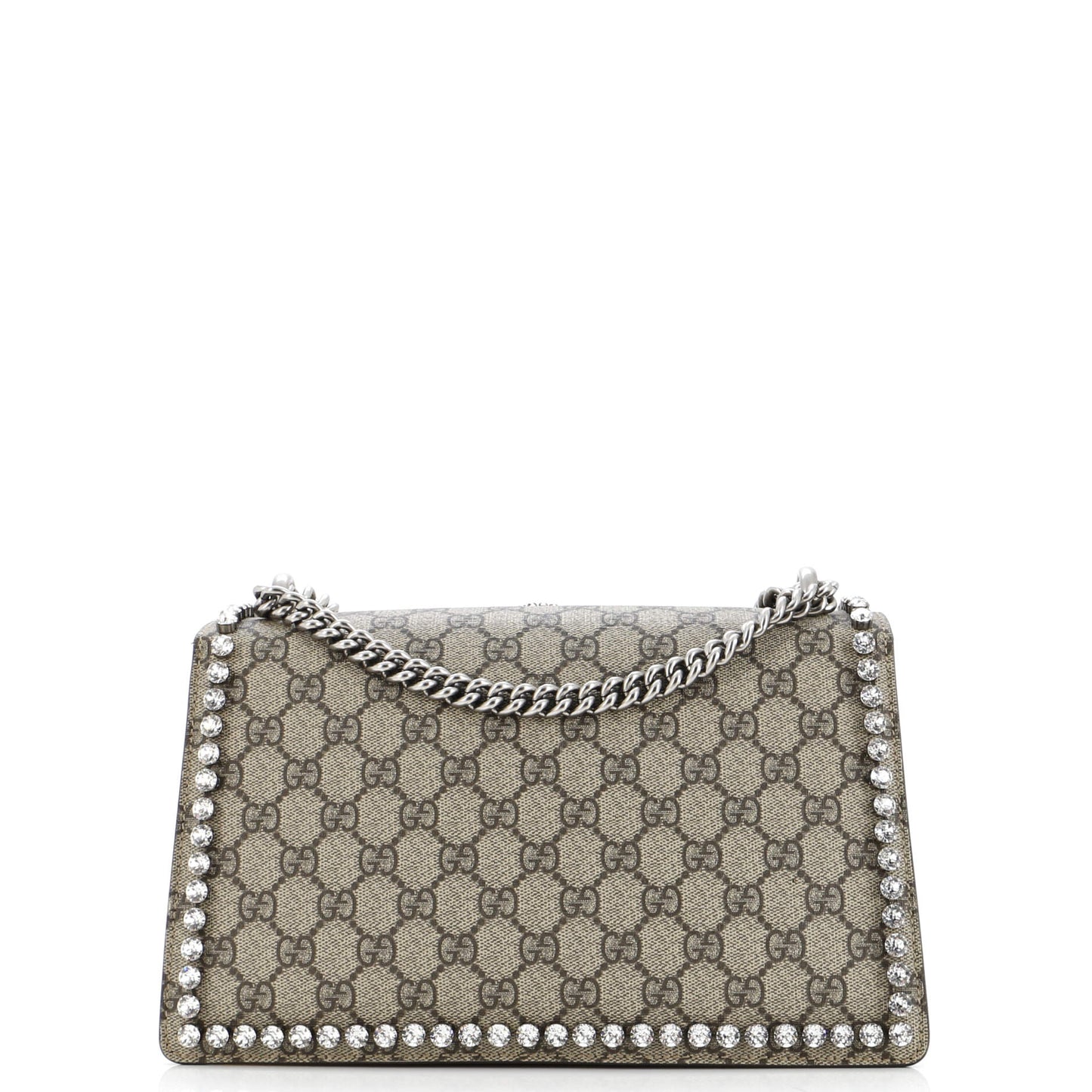 Dionysus Bag Crystal Embellished GG Coated Canvas Small