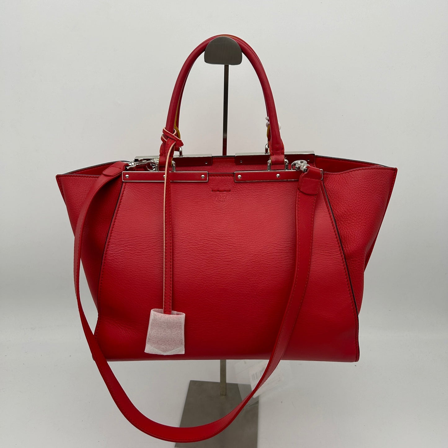 Gucci Soho Red Leather Top Handle Bag Medium