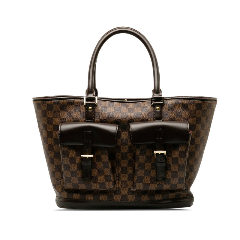 Louis Vuitton Louis Vuitton Damière N51120 Handbag PVC/Leather Brown
