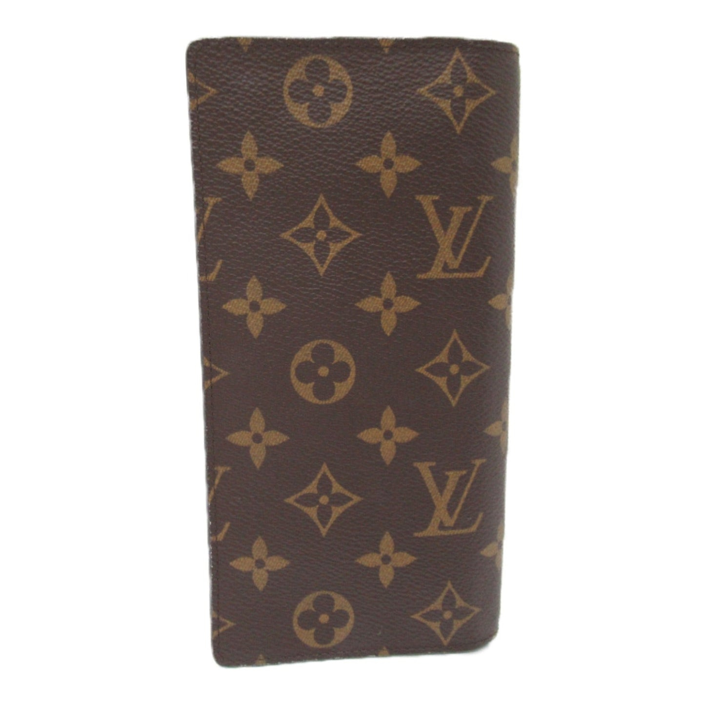 Louis Vuitton Portefolio Plaza Double Fold Wallet Double Folded Wallet Wallet PVC Coated Canvas Animal Monogram  Monogram  Brown M80158