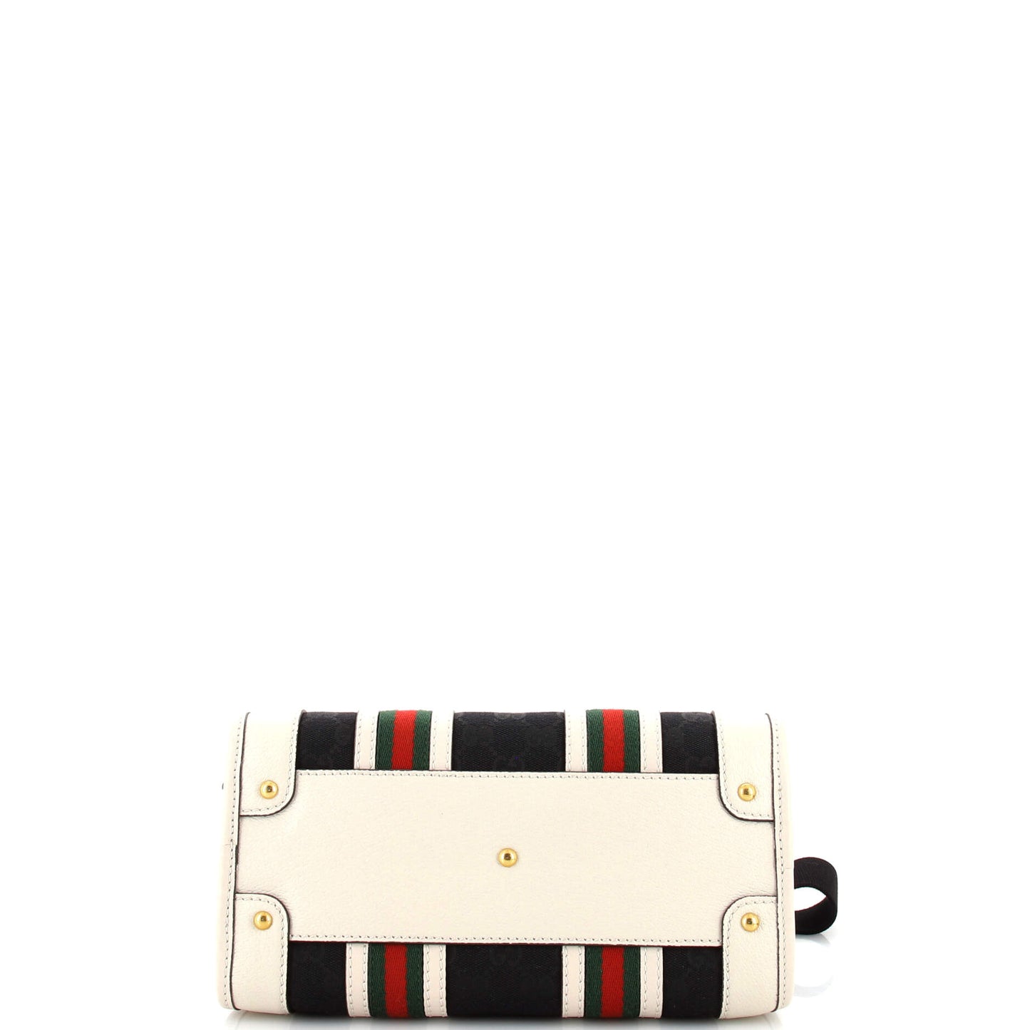 Bauletto Top Handle Bag GG Canvas and Leather Small