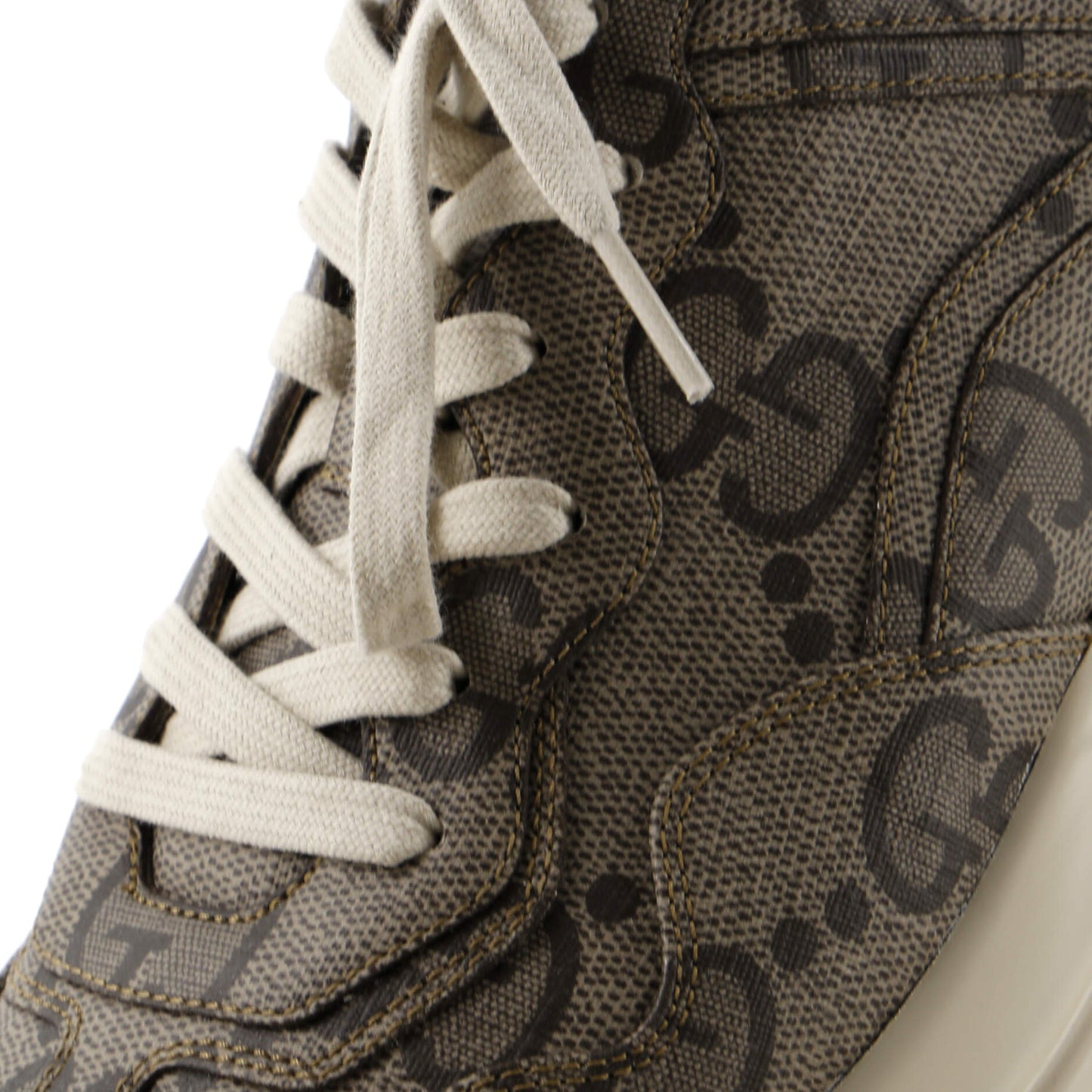 Rhyton Sneakers Jumbo GG Coated Canvas