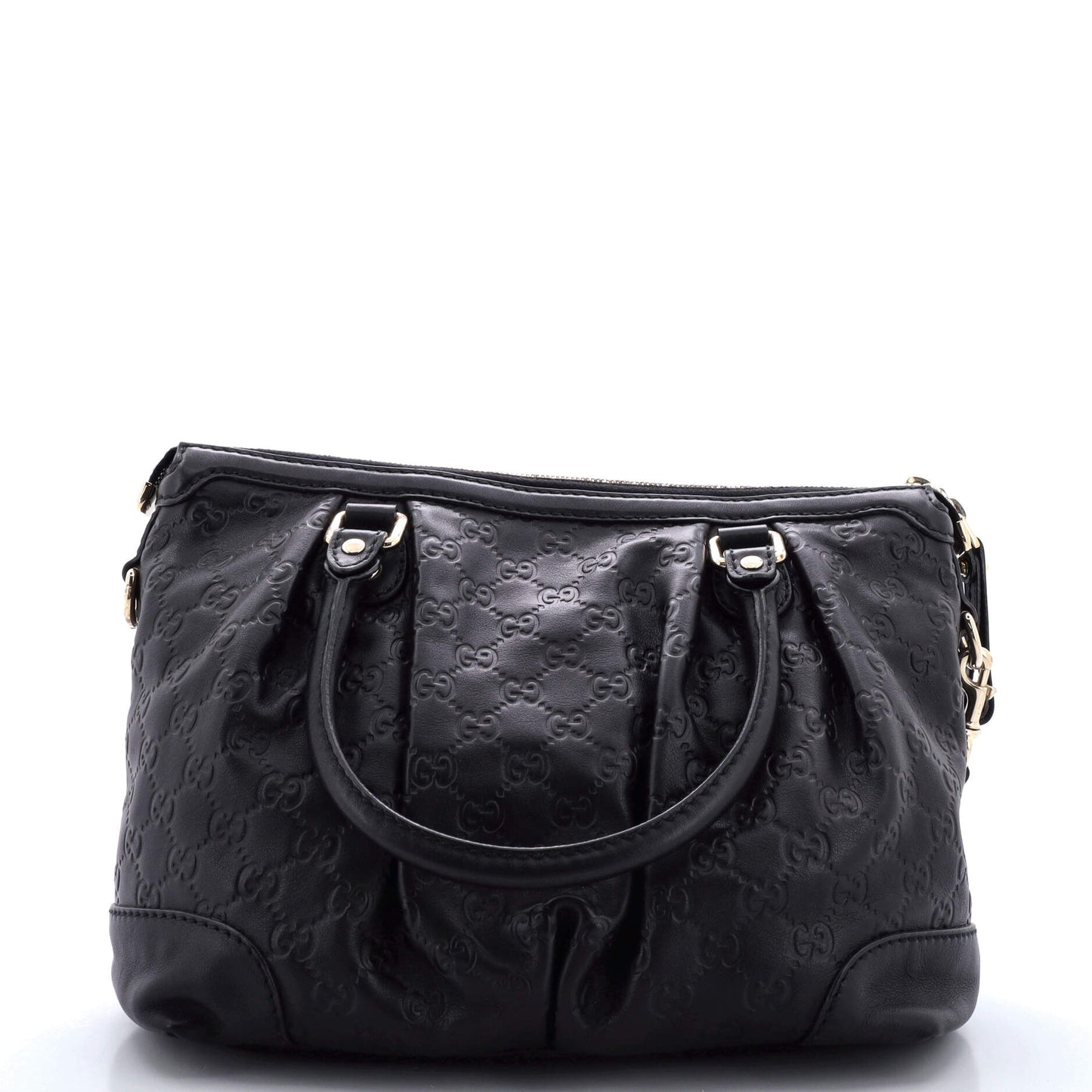 Sukey Top Handle Satchel Guccissima Leather Medium