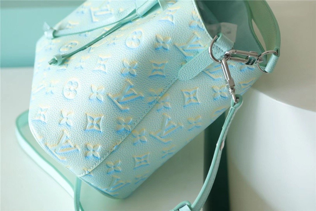 LV NeoNoe GLAMI Monogram Empreinte Mint For Women,  Shoulder And Crossbody Bags 7.9in/20cm LV