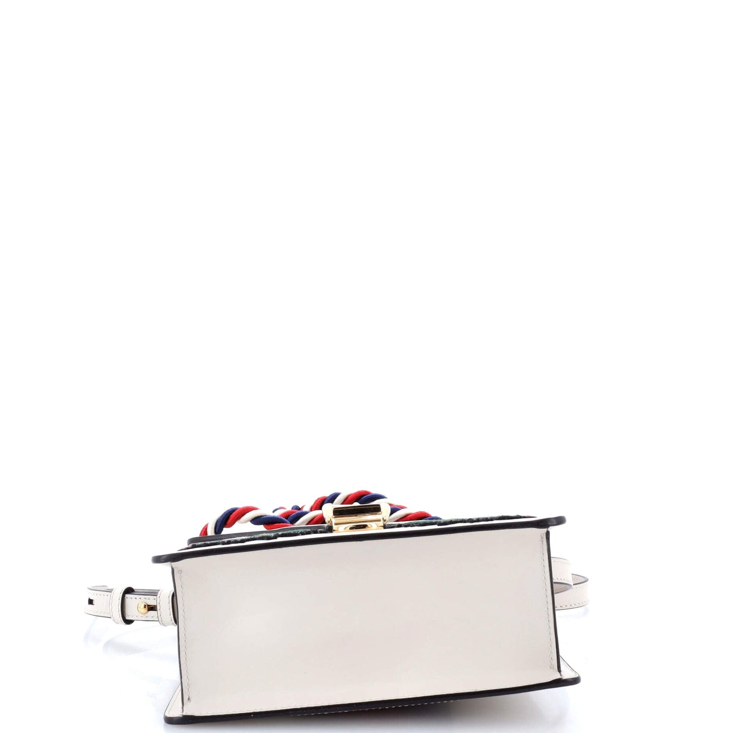 Sylvie Top Handle Bag Embroidered Leather Mini