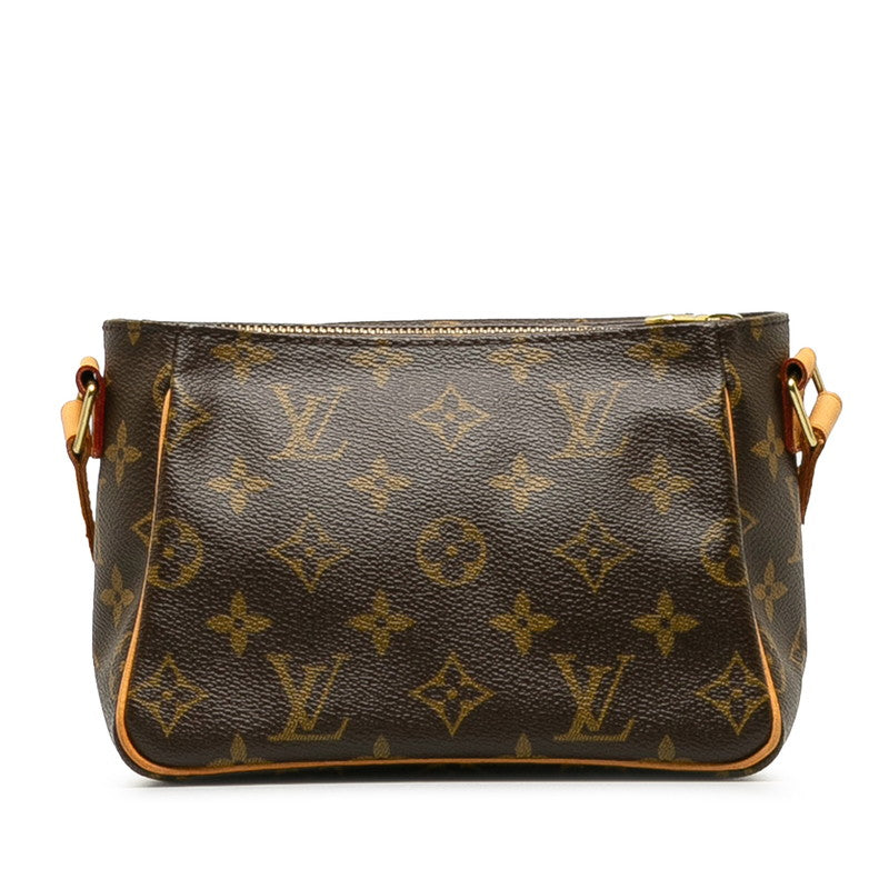 Louis Vuitton Monogram Vivacité PM Diagonal Shoulder Bag M51165 Brown