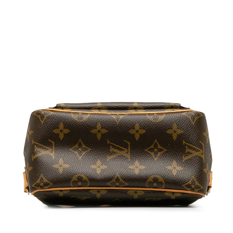 Louis Vuitton Monogram Vivacité PM Diagonal Shoulder Bag M51165 Brown
