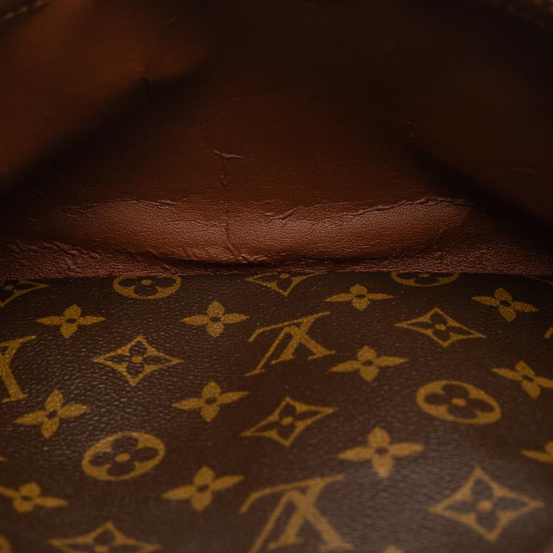Louis Vuitton Monogram Trocadero 30 Slipper Shoulder Bag M51272 Brown PVC Leather Lady Louis Vuitton