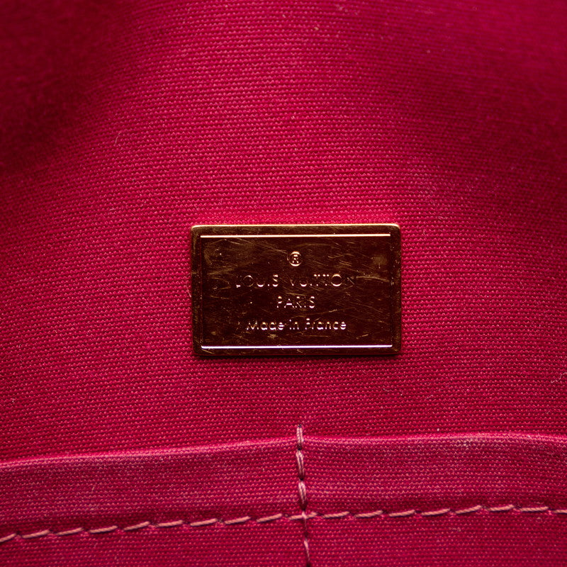 Louis Vuitton Monogram Verniss Pasadena Handbag 2WAY M90943 Magenta Pearl G Patent Leather  Louis Vuitton
