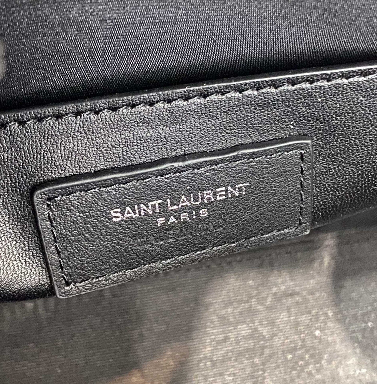GLAMI Manhattan Shoulder Bag In-Shiny Black For Women 11.4in/29cm YSL 579271DND0J1000