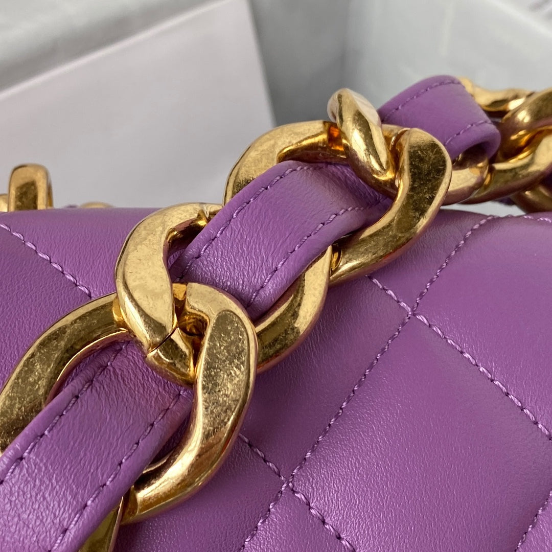 CHLMini GlamIap Bag Purple For Women Bags Shoulder And Crossbody Bags 6.6in/17cm AS3213