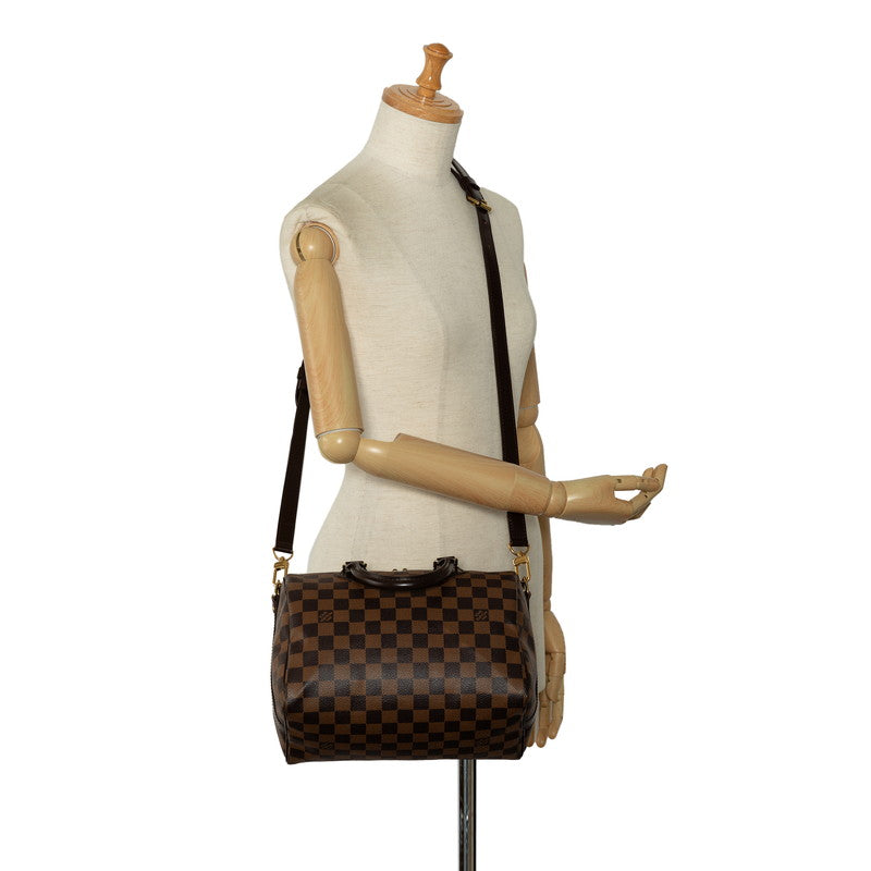 Louis Vuitton Louis Vuitton Damière N41368 Boston Bag PVC/Leather Brown