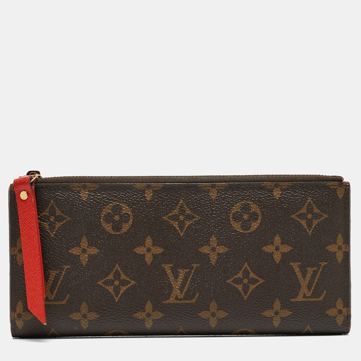Louis Vuitton Coquelicot Monogram Canvas Adele Wallet