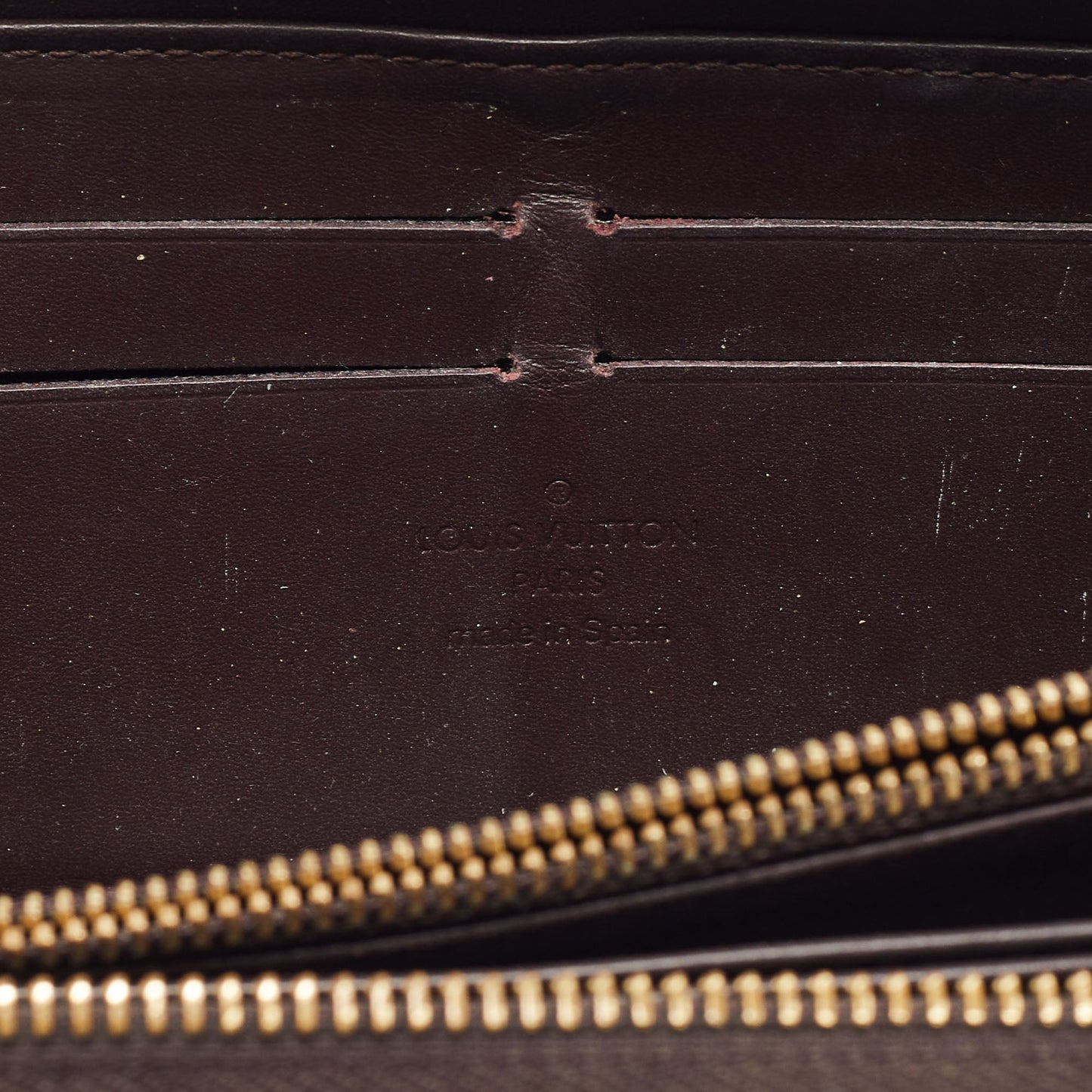 Louis Vuitton Amarante Monogram Vernis Zippy Wallet..