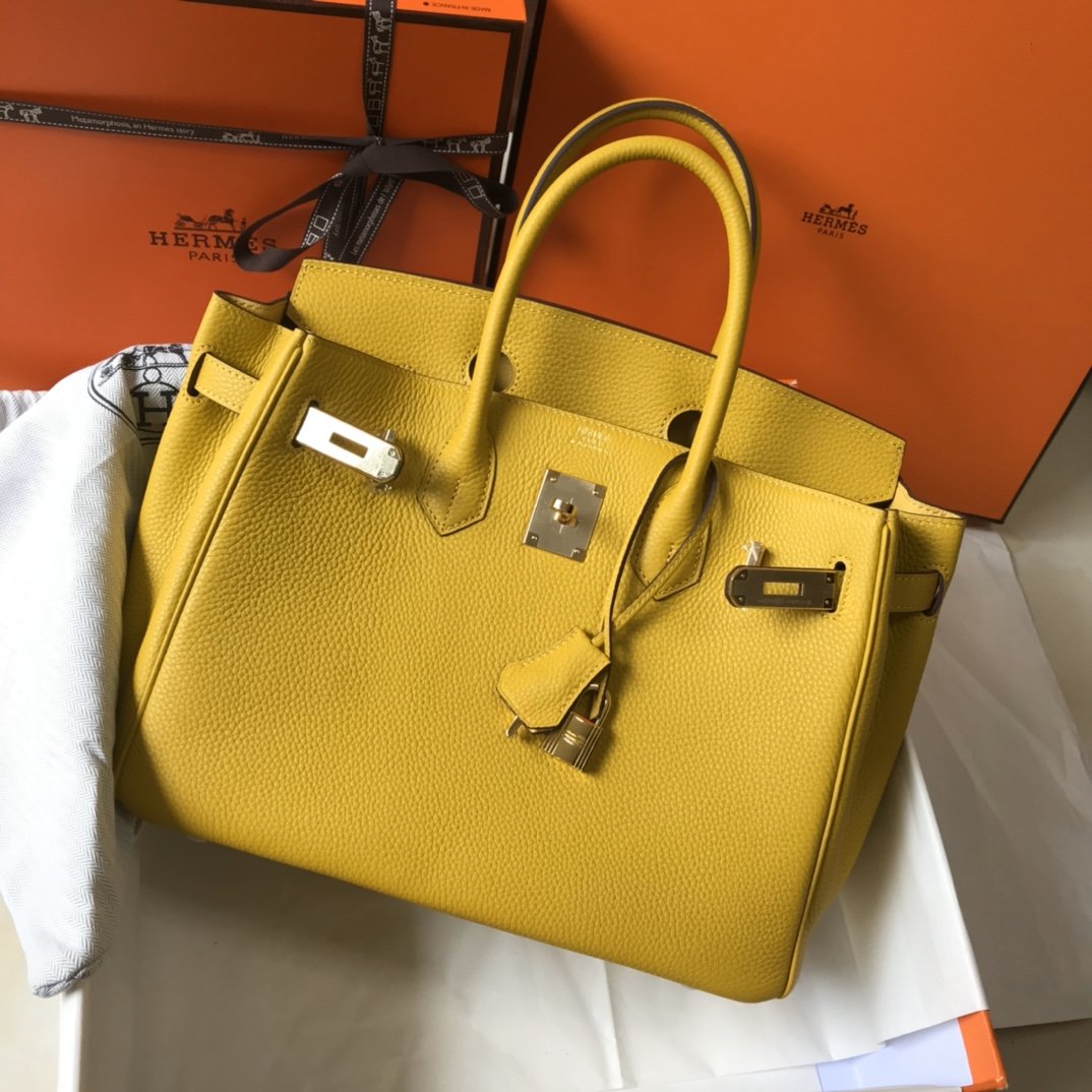 GLAMI Birkin Lime Epsom With Gold Toned Hardware Bag For Women, Handbags, Shoulder Bags 30cm/12in