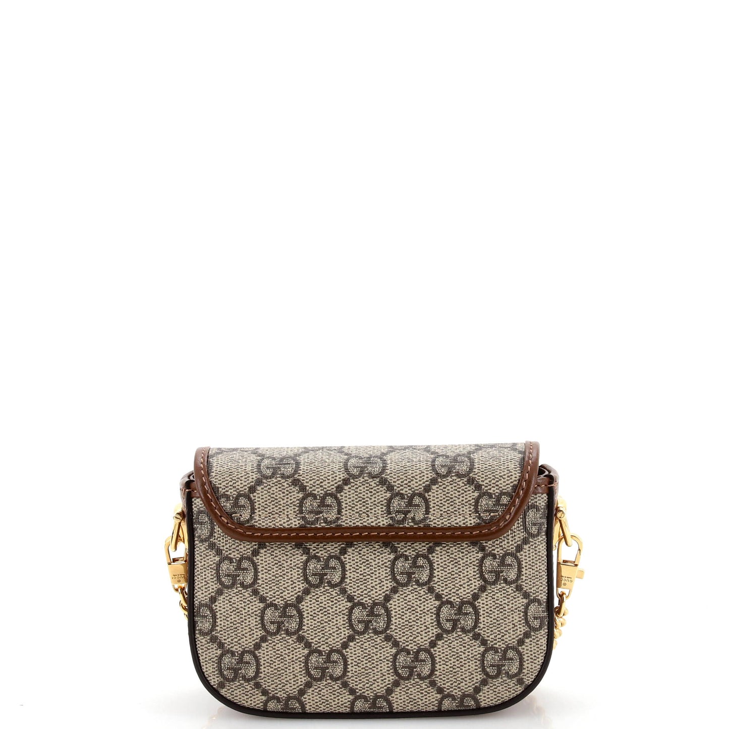 Horsebit 1955 Flap Wallet with Strap GG Coated Canvas