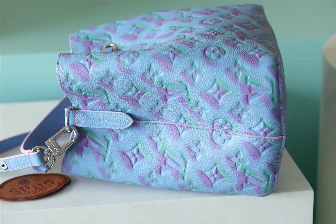 LV NeoNoe GLAMI Monogram Empreinte Lilas Purple For Women,  Shoulder And Crossbody Bags 7.9in/20cm LV M46173