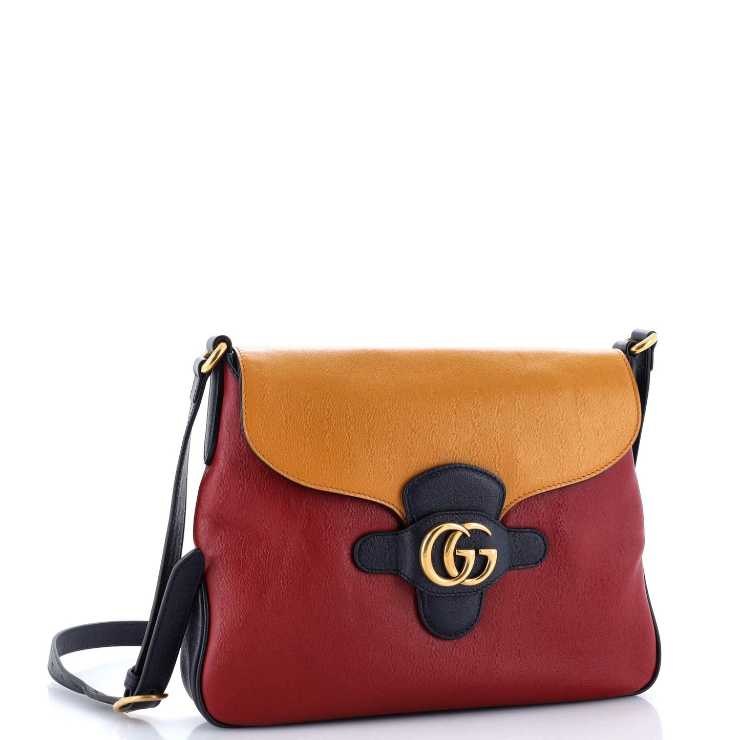 Dahlia Messenger Bag Leather Medium