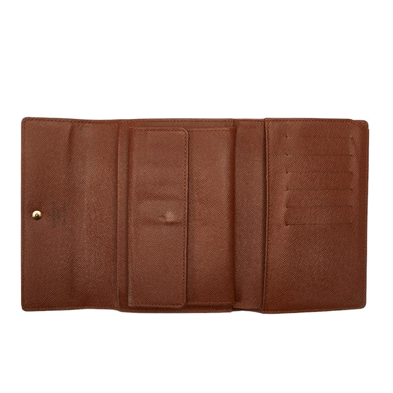 Louis Vuitton Monogram Portraits M61202 Brown PVC Leather  Louis Vuitton Long Wallet