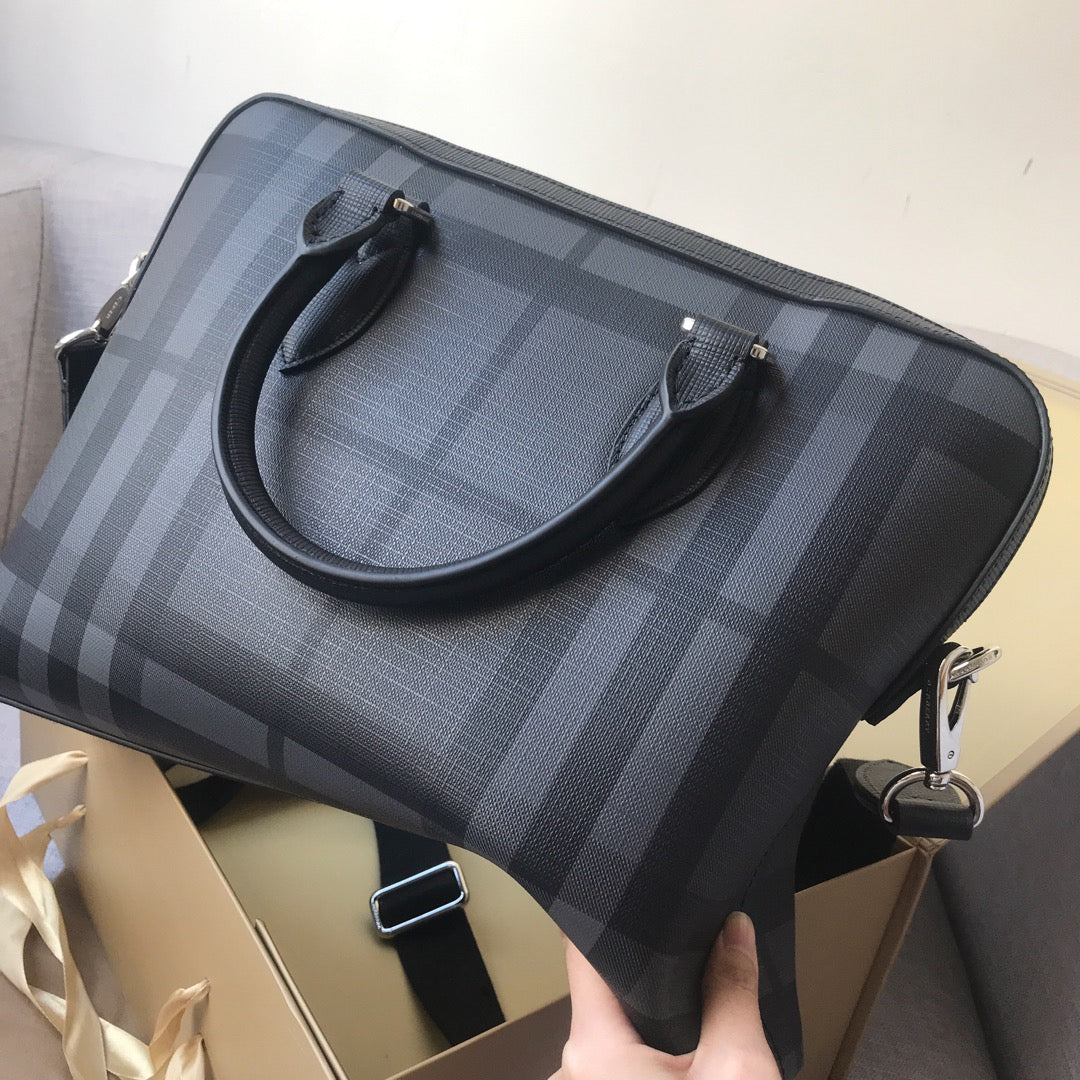 GLAMI London Check And Briefcase For Men, Bags 14.6in/37cm 80139481
