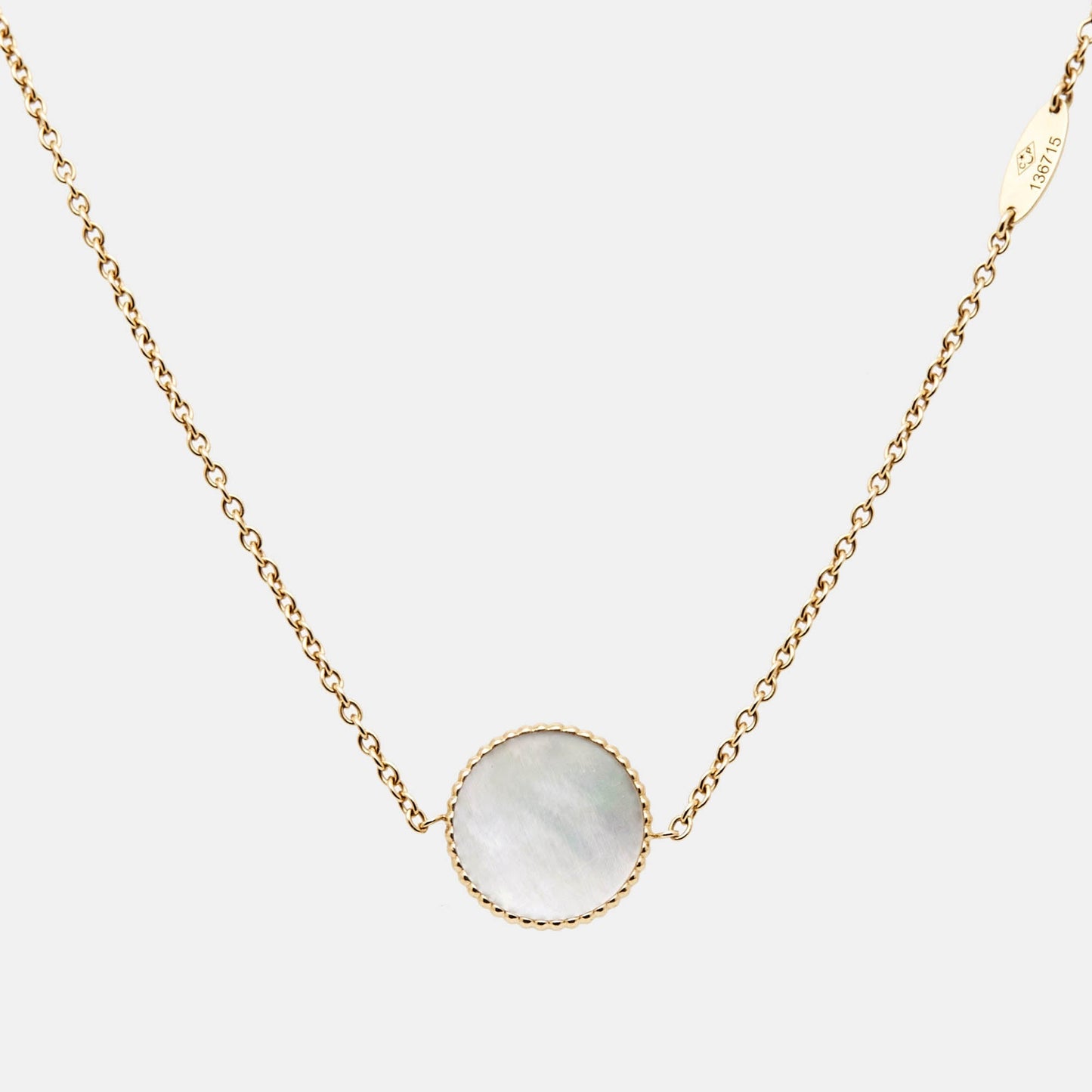 Dior Rose Des Vents Mother Of Pearl Diamond 18K Yellow Gold Bracelet