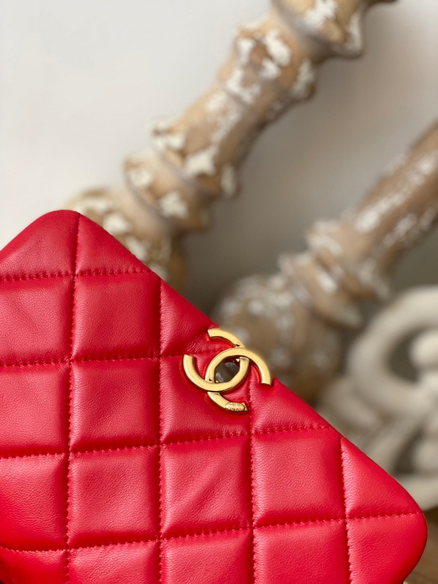 CHL Classic GLAMIamond GlamIap Bag Red For Women Bags 9.1in/23cm
