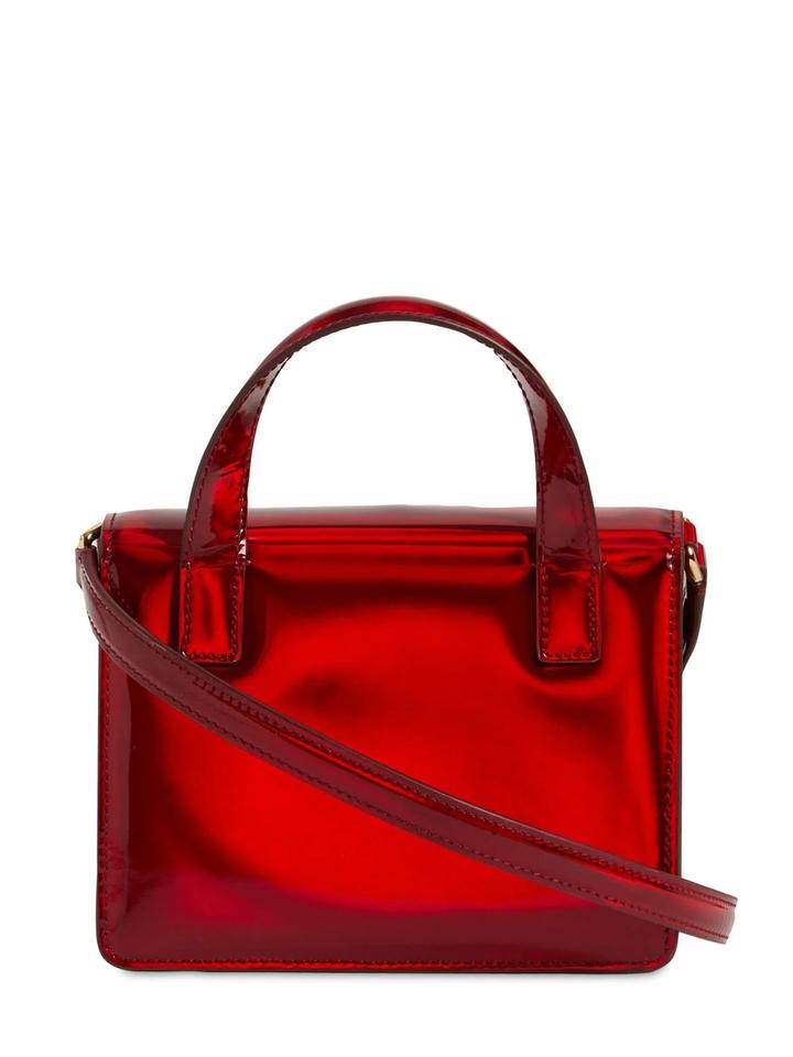 DOLCE & GABBANA RED PATENT LEATHER SMALL BAG