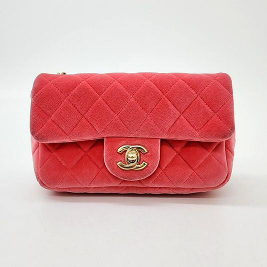Chanel Velvet Classic Golden Ball New Mini Crossbody Bag (8570924)