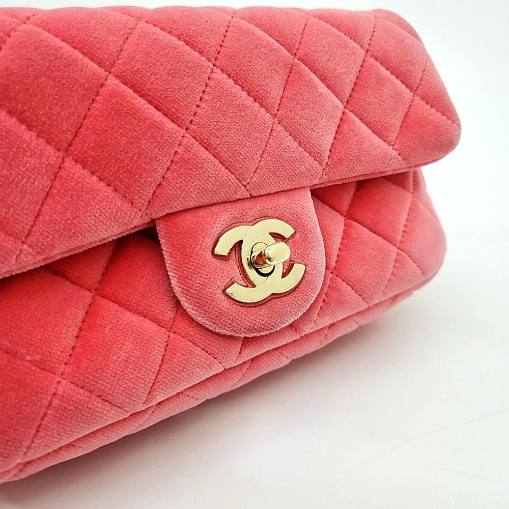 Chanel Velvet Classic Golden Ball New Mini Crossbody Bag (8570924)