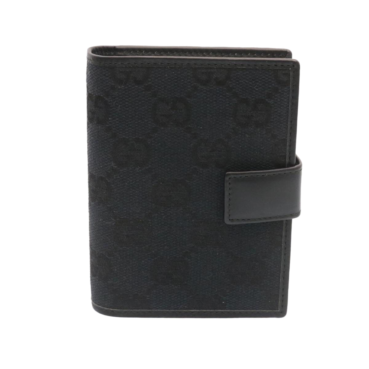 GUCCI GG Canvas Mini Notebook Cover Ballpoint Pen Black ds051