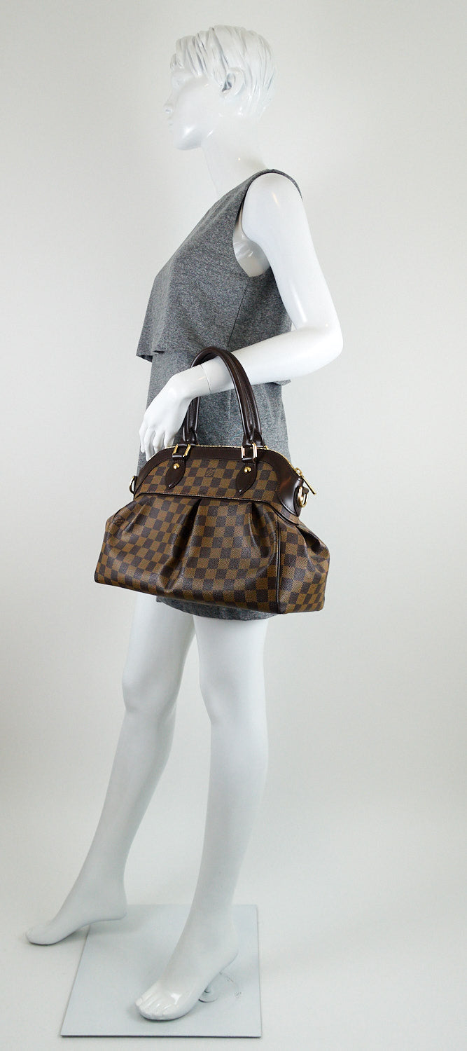 Louis Vuitto Trevi PM Damier Ebene Canvas Bag