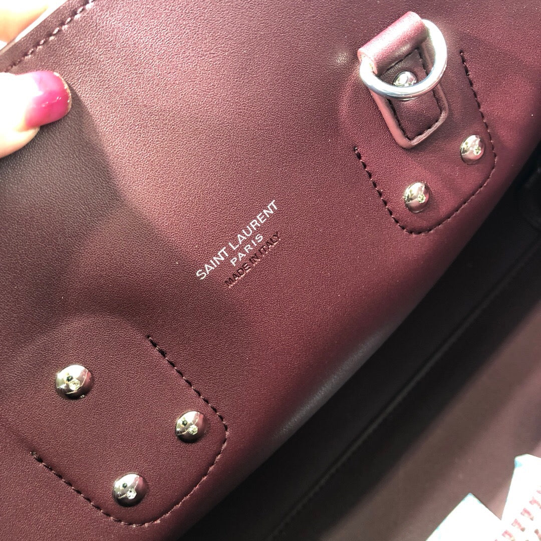 GLAMI Sac De Jour Small Burgundy For Women 12.5in/32cm YSL